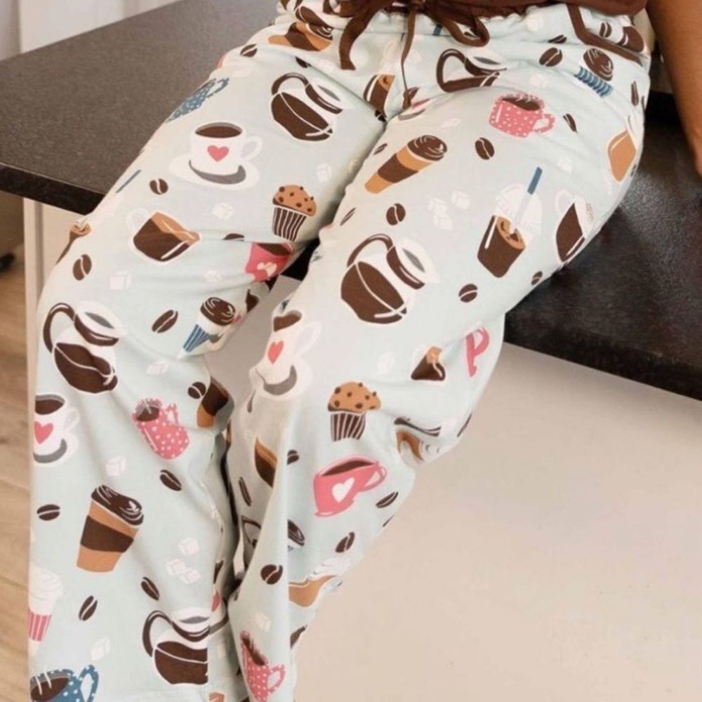 Lazy One Coffee First  Women's PJ Pants